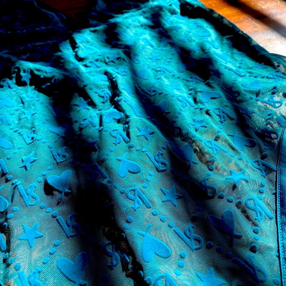 BRAND NEW Victoria Secrets Green Textured Teddy Size Large - Picture 3 of 6